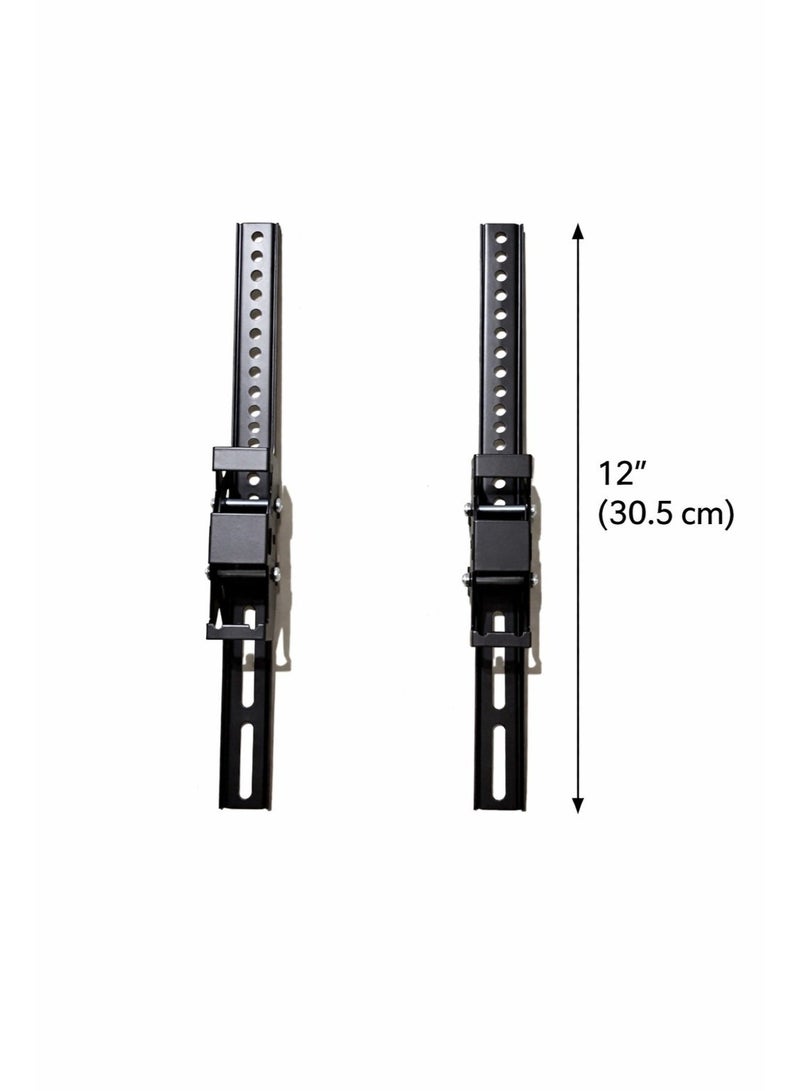 هوم كير حامل جداري عالمي قابل للإمالة لأجهزة التلفزيون من هوم كير، مناسب لأجهزة LCD/LED مقاس 32-75 بوصة، قابل للإمالة لأعلى ولأسفل - Image 3